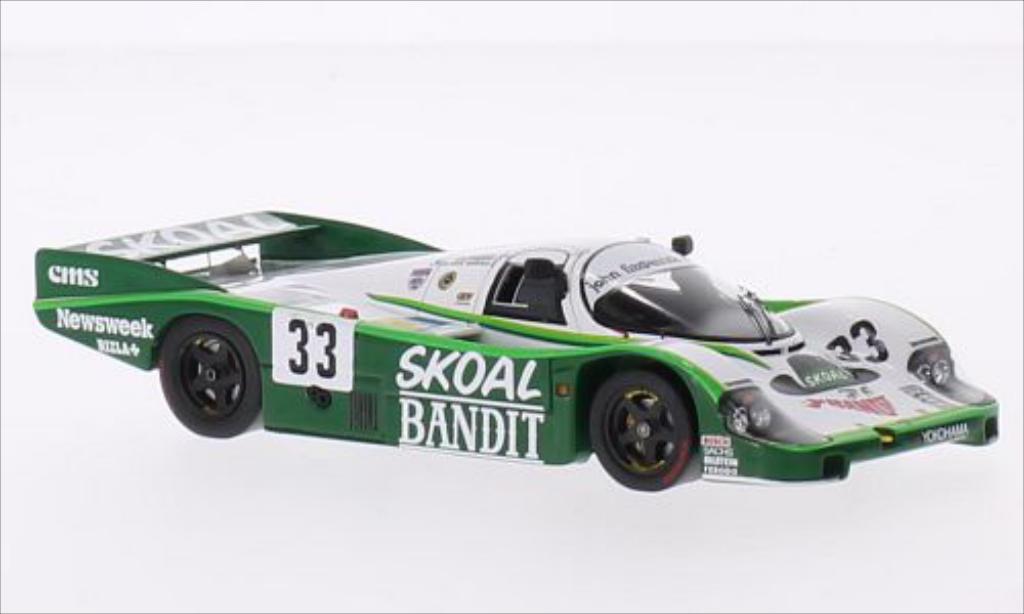 Porsche 956 1984 1/43 Spark RHD No.33 John Fitzpatrick Racing Skoal Bandit 24h Le Mans 1984 /S.van modelauto