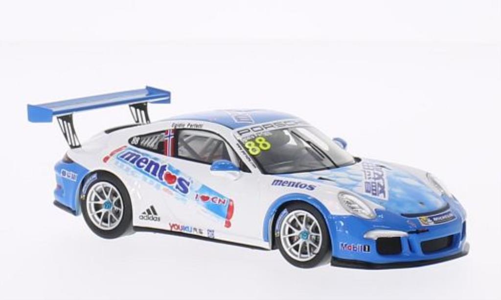 Porsche 991 GT3 Cup 1/43 Spark GT3 Cup No.88 Mentos PCCA 2014 modelauto
