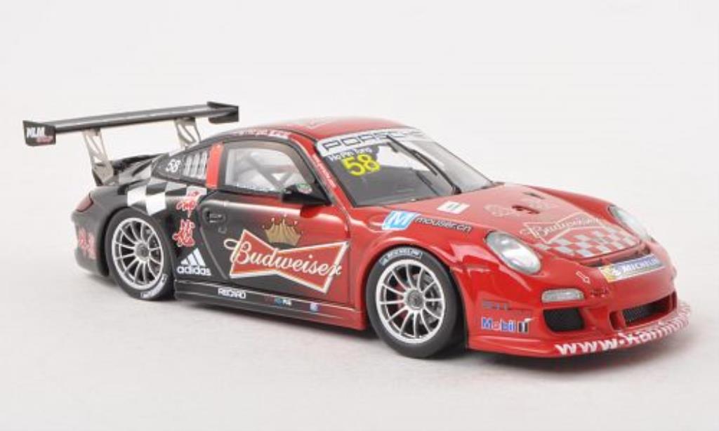 Porsche 997 GT3 CUP 1/43 Spark GT3 Cup No.58 Budweiser Carrera Cup Asia 2013 modelauto