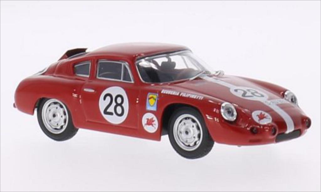 Porsche Abarth 1/43 Best No.28 Scuderia Filipinetti 1000 Km Nurburgring 1963 /F.Schiller modelauto