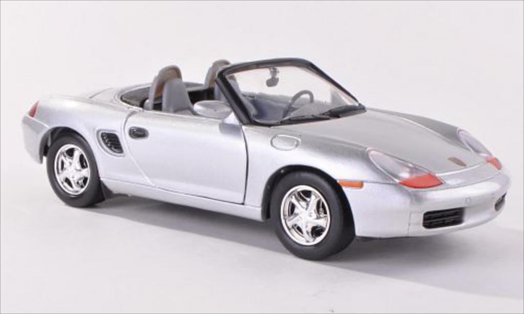 Porsche Boxster 1/24 Motormax (986) grijs modelauto