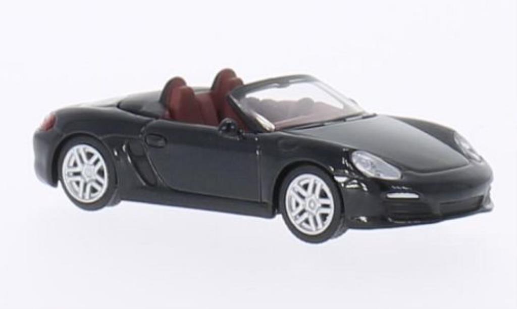 Porsche Boxster 1/64 Schuco S (981) zwart modelauto