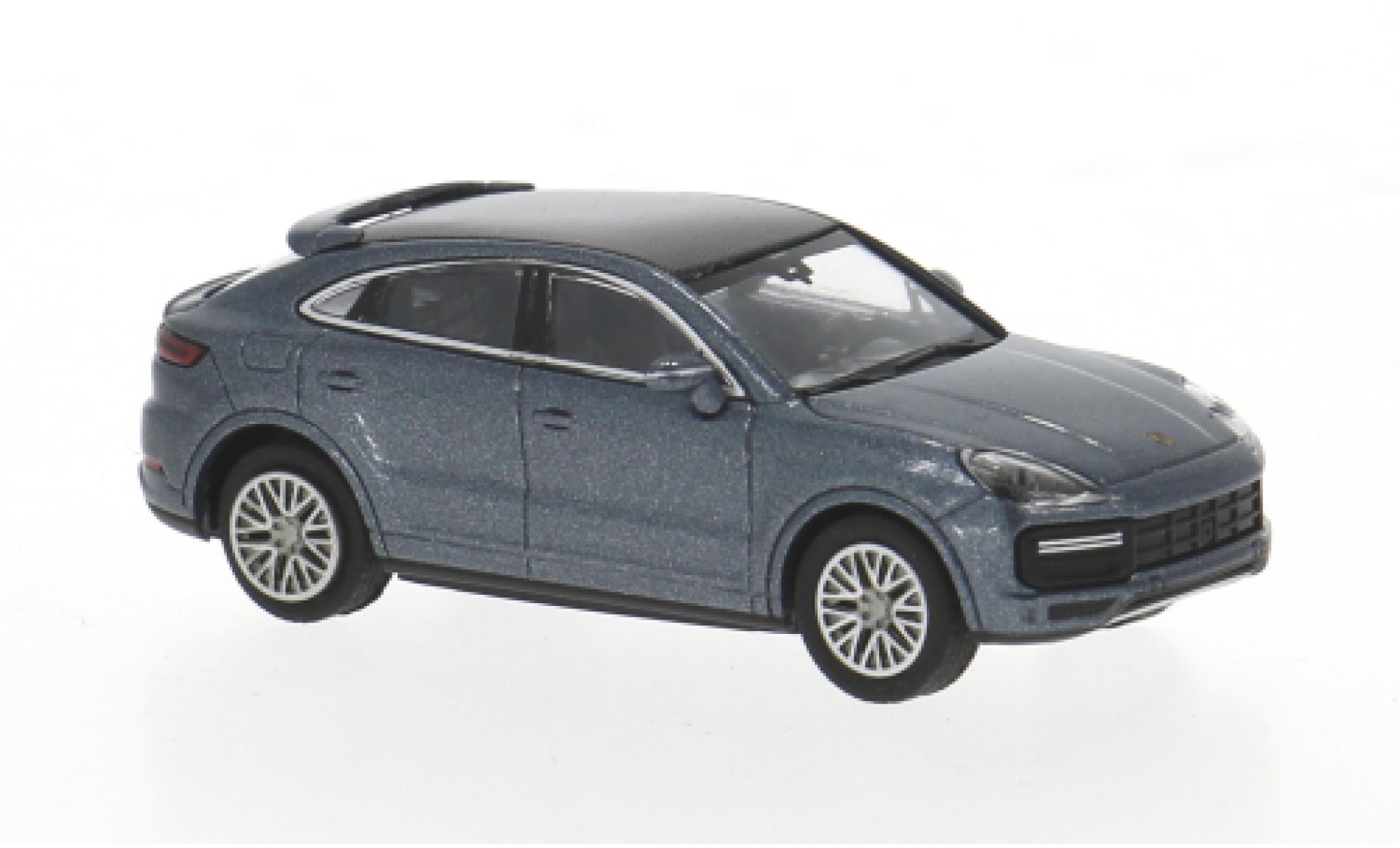 Porsche Cayenne 1/87 Minichamps Coupe blauw 1:87 modelauto