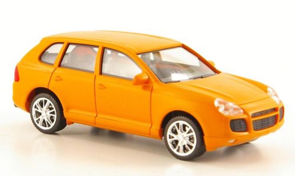 Porsche Cayenne Turbo 1/87 Herpa Turbo mattoranje modelauto