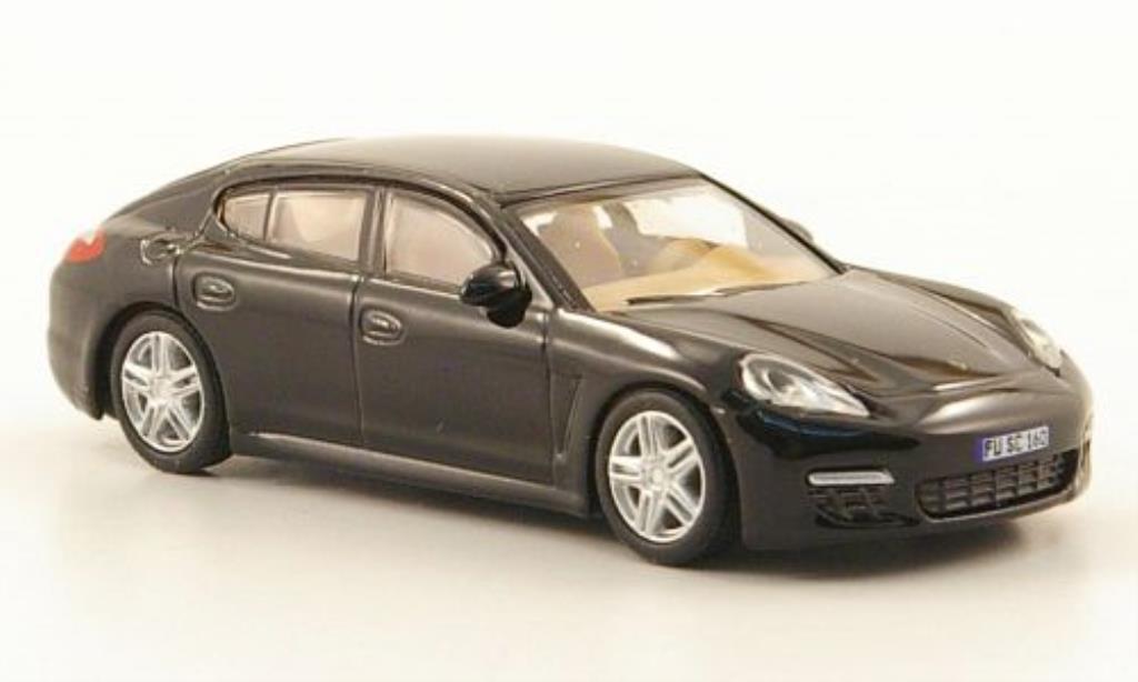 Porsche Panamera S 1/87 Schuco zwart modelauto