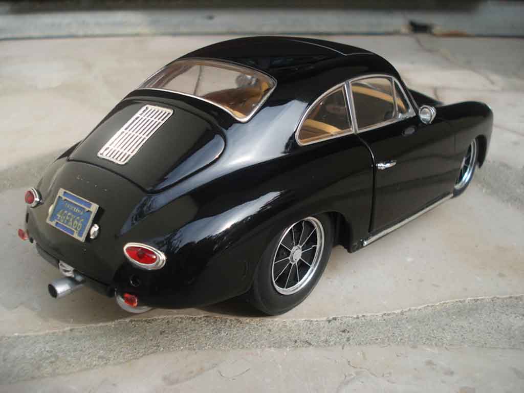 Porsche 356 1961 B zwart old-school jantes brm 1/18 Ricko