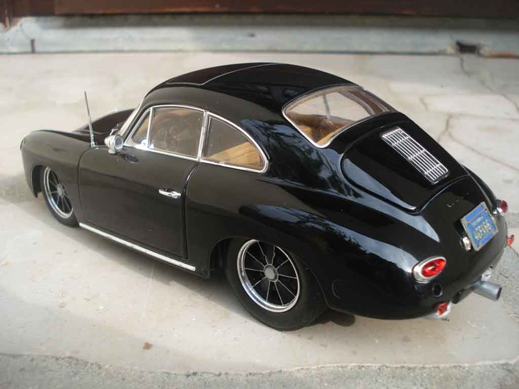 Porsche 356 1961 B zwart old-school jantes brm 1/18 Ricko