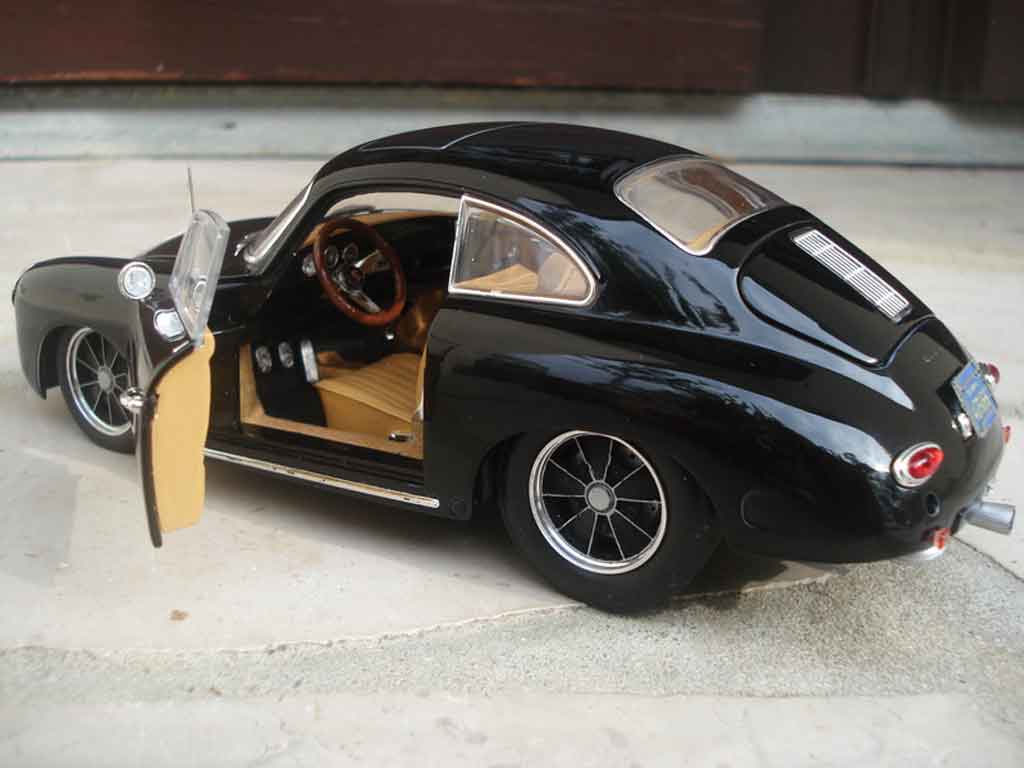 Porsche 356 1961 B zwart old-school jantes brm 1/18 Ricko