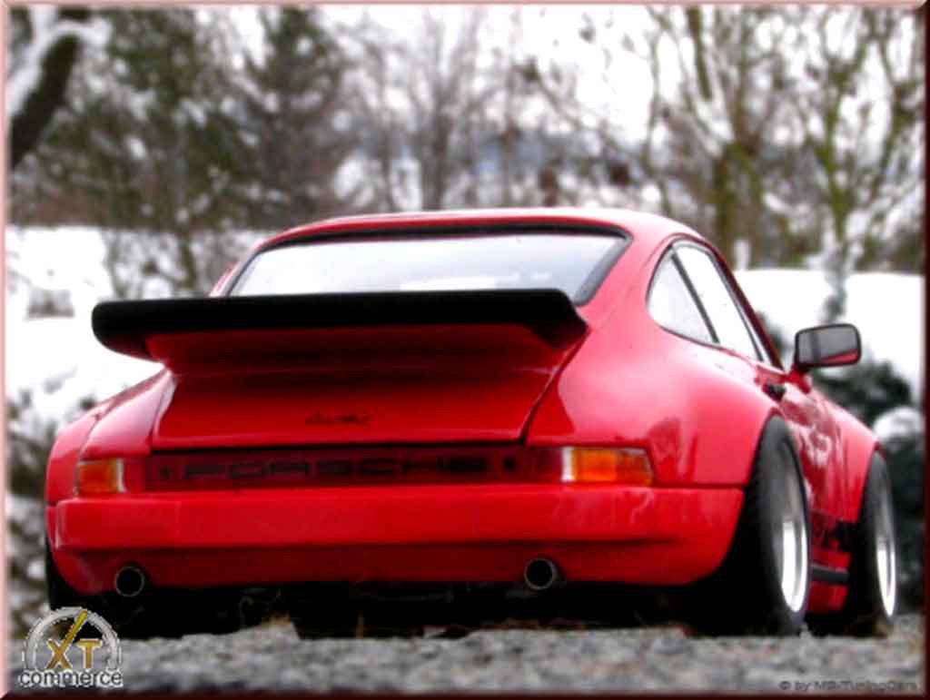 Porsche 911 RS 3.0 carrera rood jantes fuchs 1974 1/18 Autoart