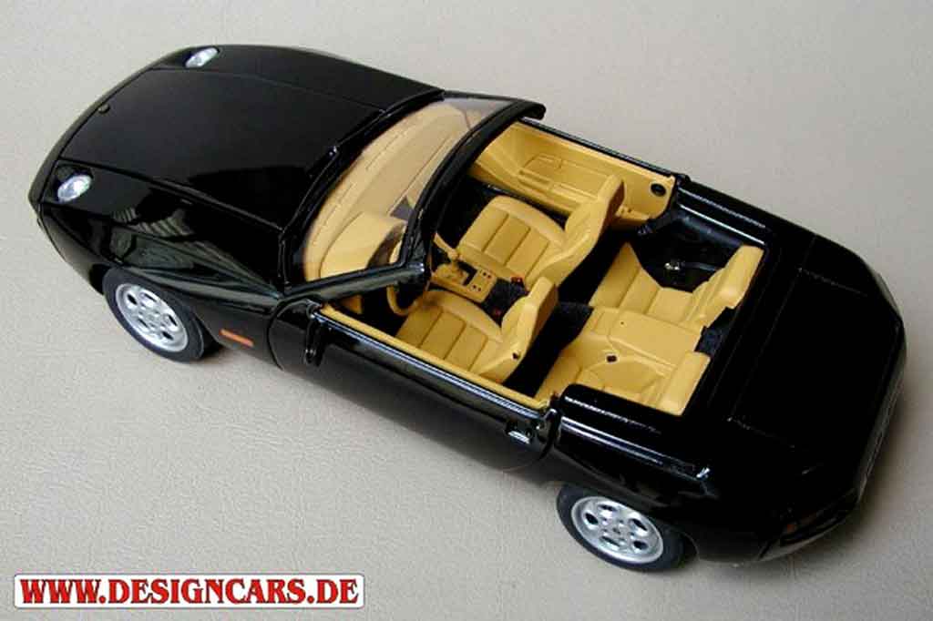 Porsche 928 Cabriolet zwart 1/18 Autoart