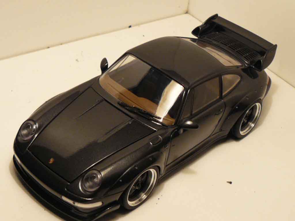 Porsche 911 GT2 titanium grijs jantes a deport 1/18 Ut Models