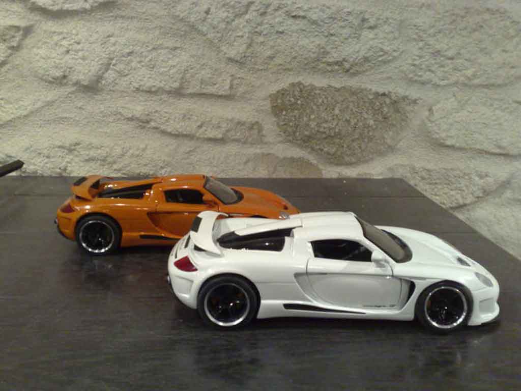 Gemballa Mirage GT mirage wit 1/18 Maisto