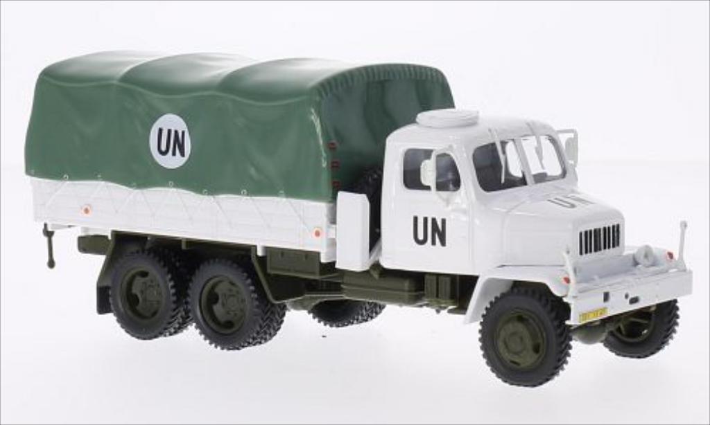 Praga V3S 1/43 Abrex Pritsche UN wit/grun modelauto