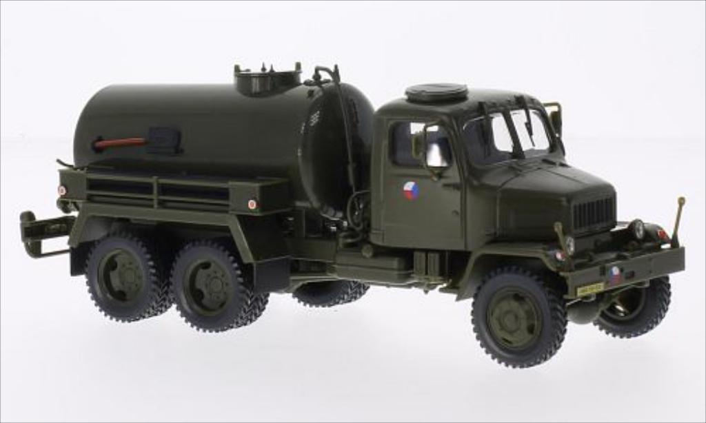Praga V3S 1/43 Abrex Tank Fekalni vuz (Cesspit Emptier) tschechische Armee matt-grun modelauto
