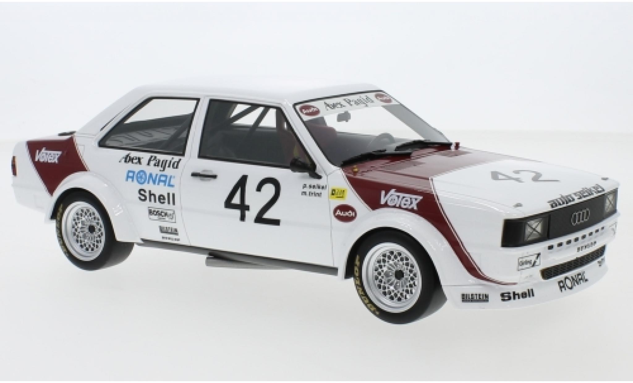 Audi 80 1/18 Premium ClassiXXs GTE (B2) Gr.2 No.42 Abex Pagid Racing Team ETCC GP Br&uuml;nn 19 P. Seikel/M.Trint modelauto