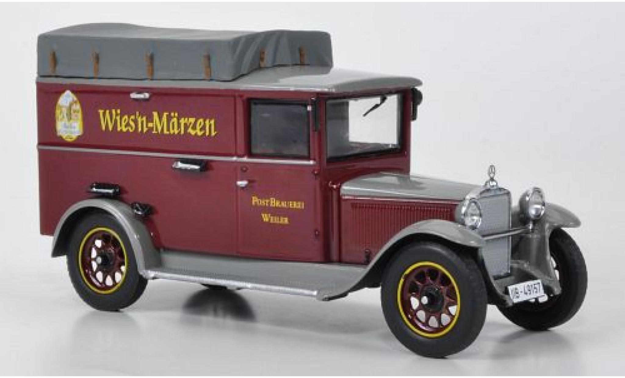 Mercedes L1000 1/43 Premium ClassiXXs Express Postbrauerei Weiler avec Dachplane modelauto