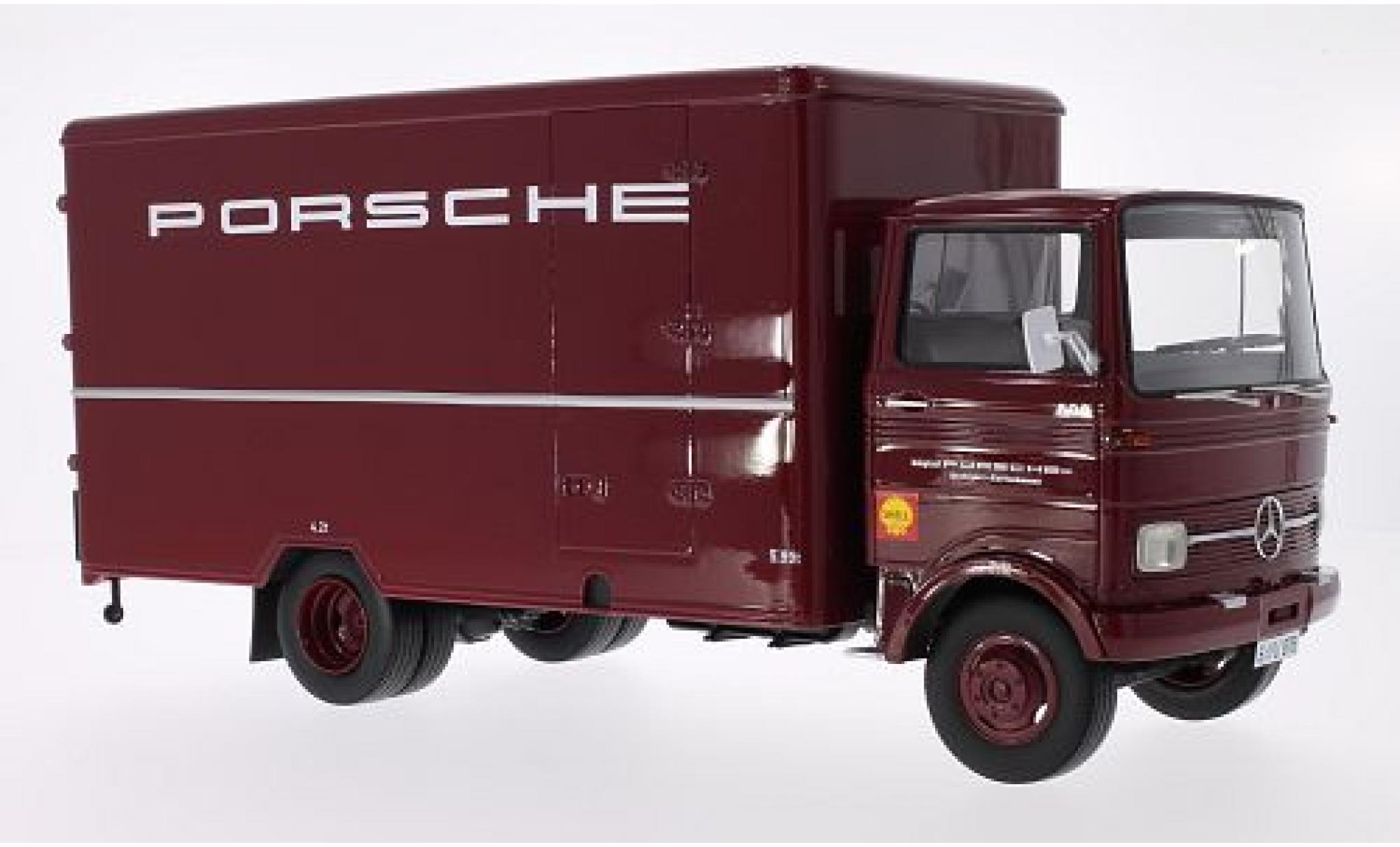 Mercedes LP 608 1/18 Premium ClassiXXs Koffer-LKW Porsche modelauto