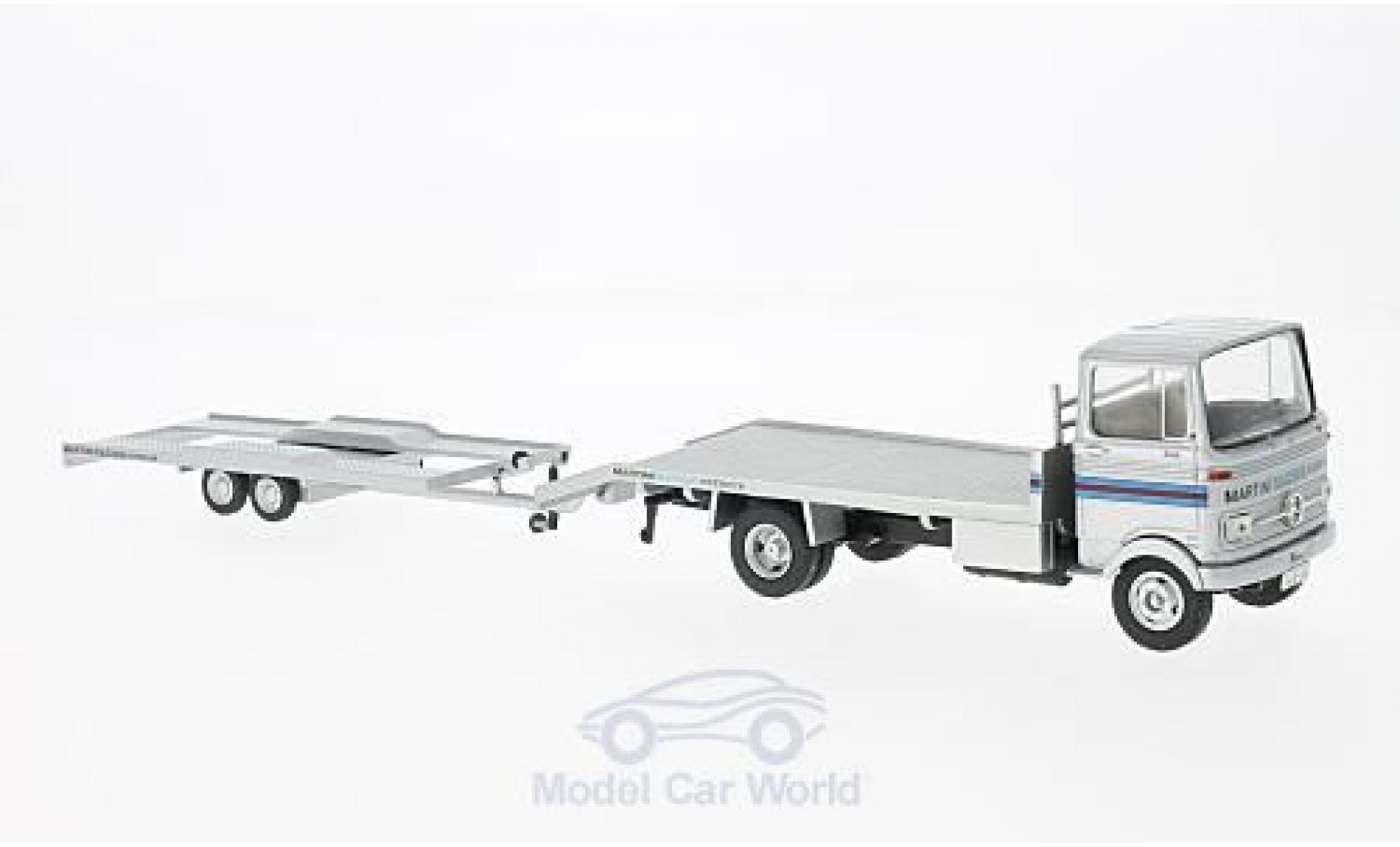 Mercedes LP 608 1/43 Premium ClassiXXs grijs Martini mit H&auml;nger modelauto