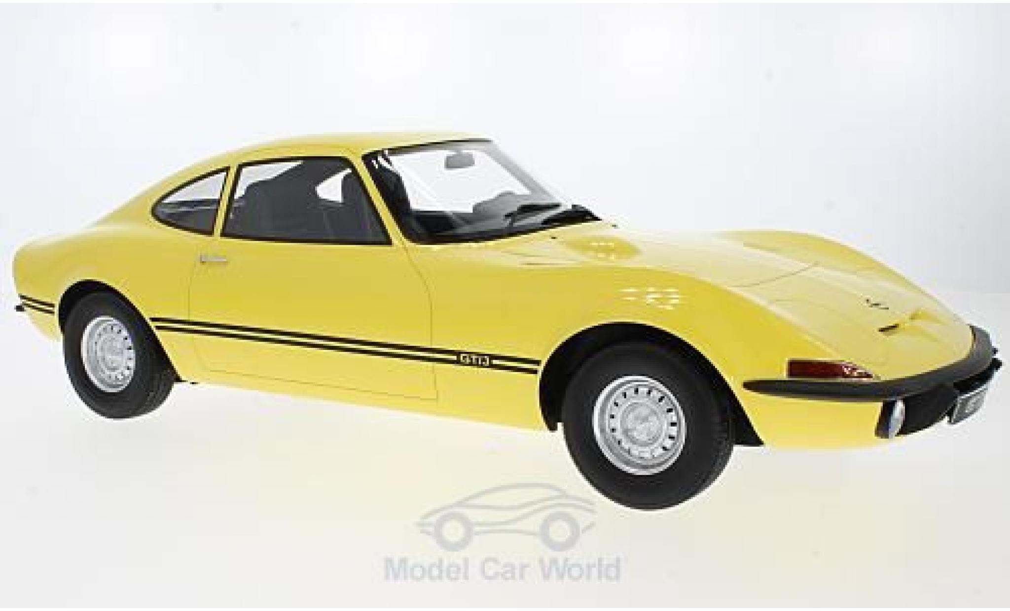 Opel GT 1/18 Premium ClassiXXs /J geel modelauto