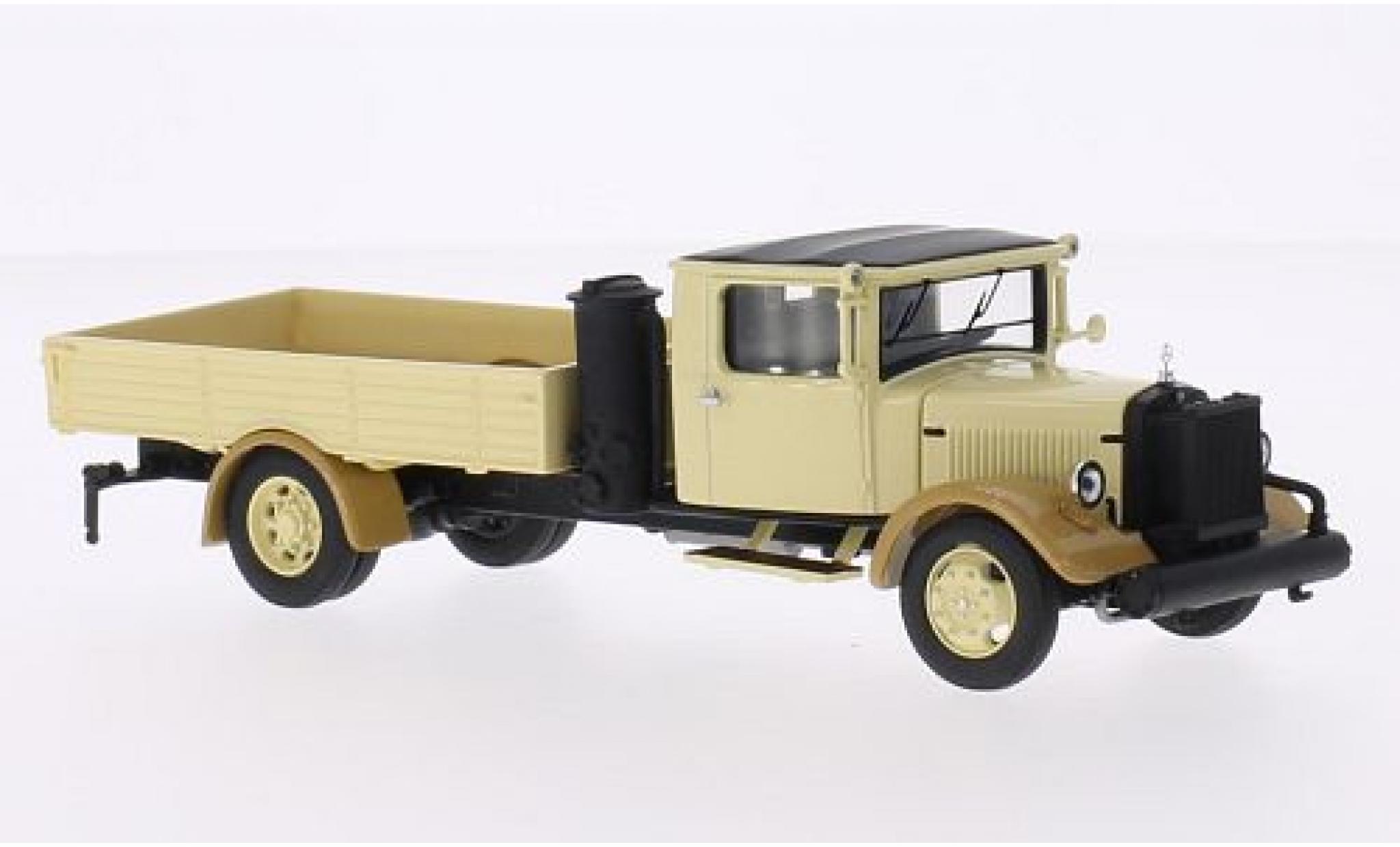Mercedes CLA 1/43 Premium ClassiXXs LO 2750 Holzvergaser beige/beige 1940 modelauto