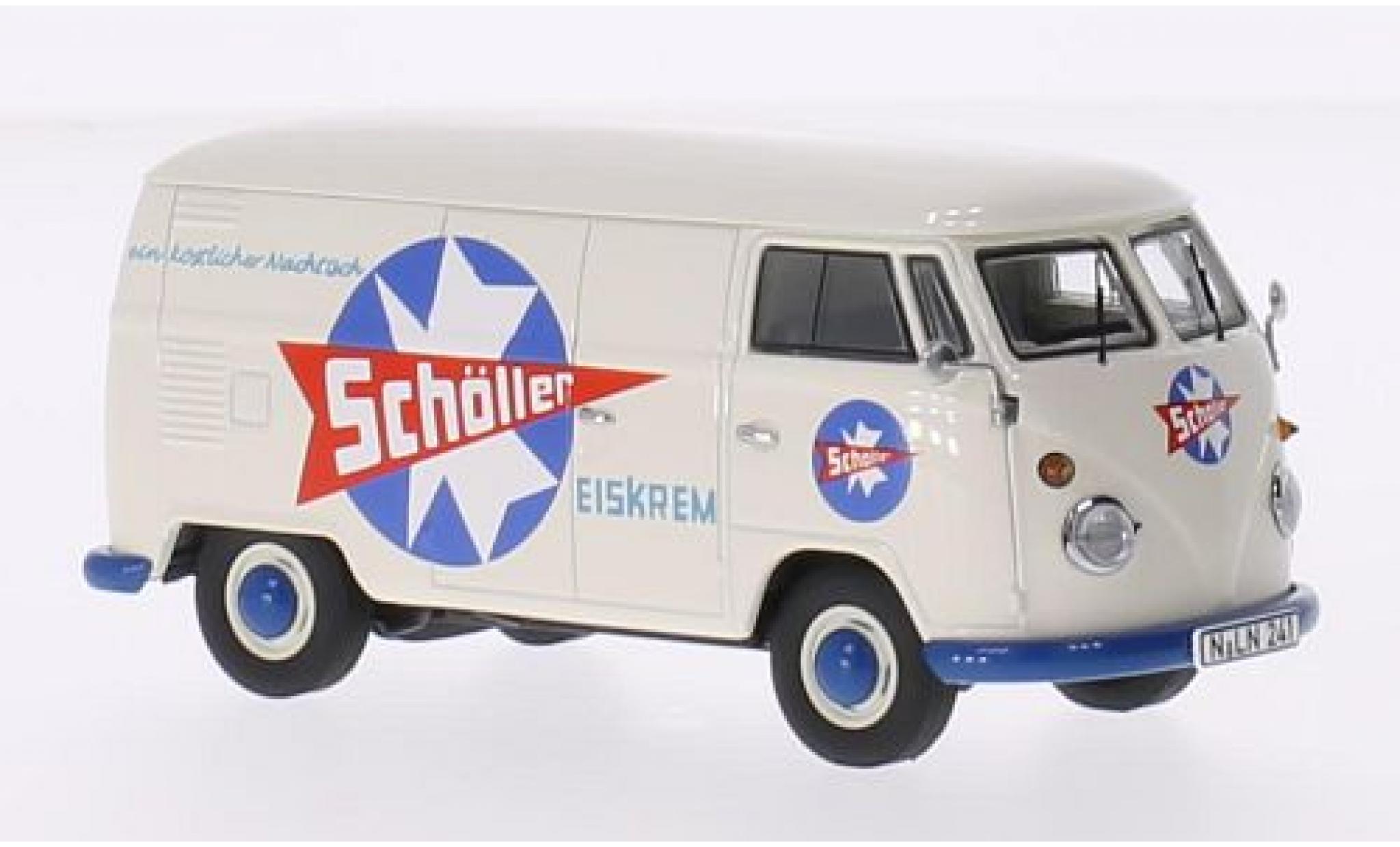 Volkswagen T1 1/43 Premium ClassiXXs Bestelwagen Sch&ouml;ller Eiskrem 1959 modelauto