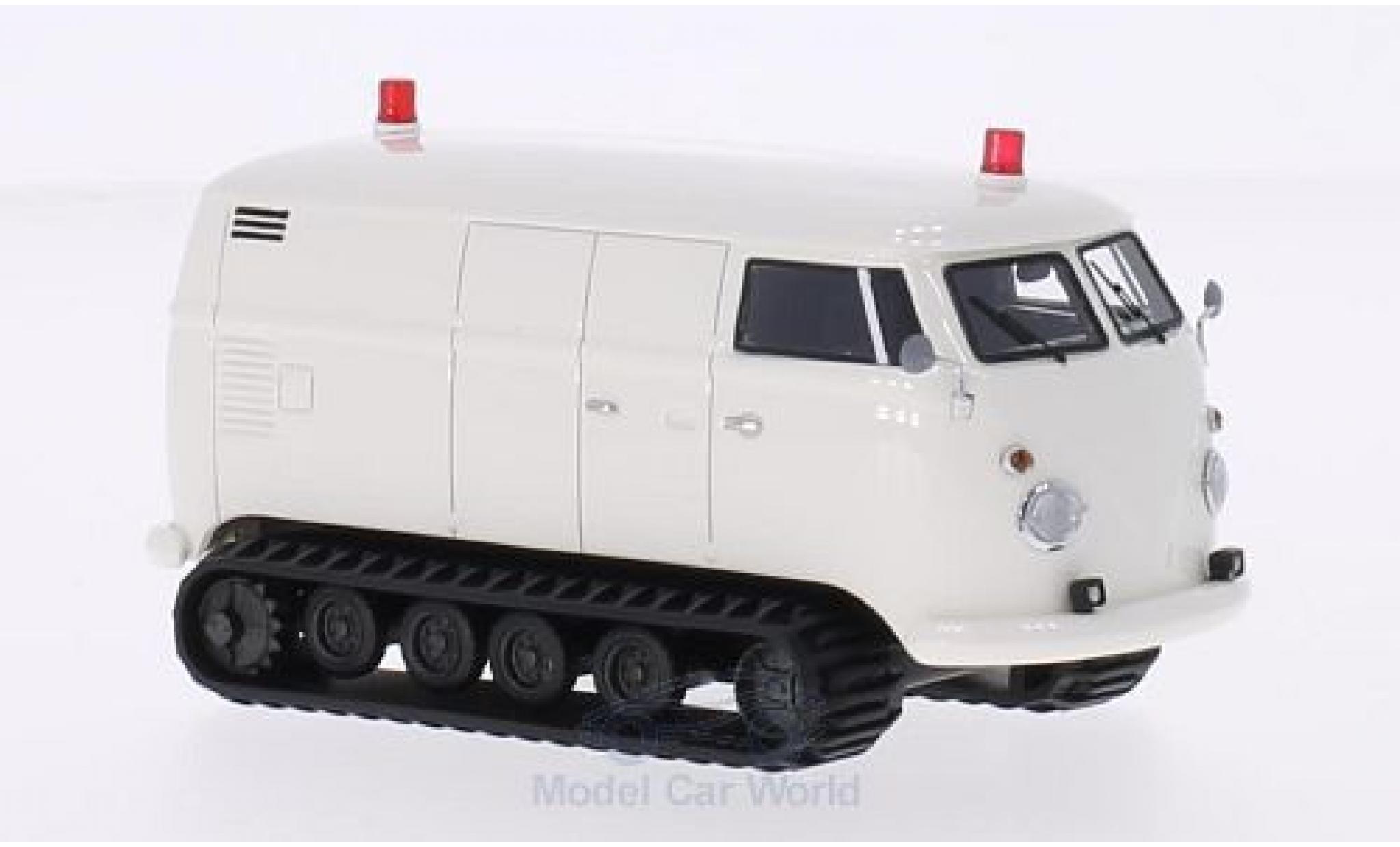 Volkswagen T1 B 1/43 Premium ClassiXXs Pistenbulli wit 1966 modelauto