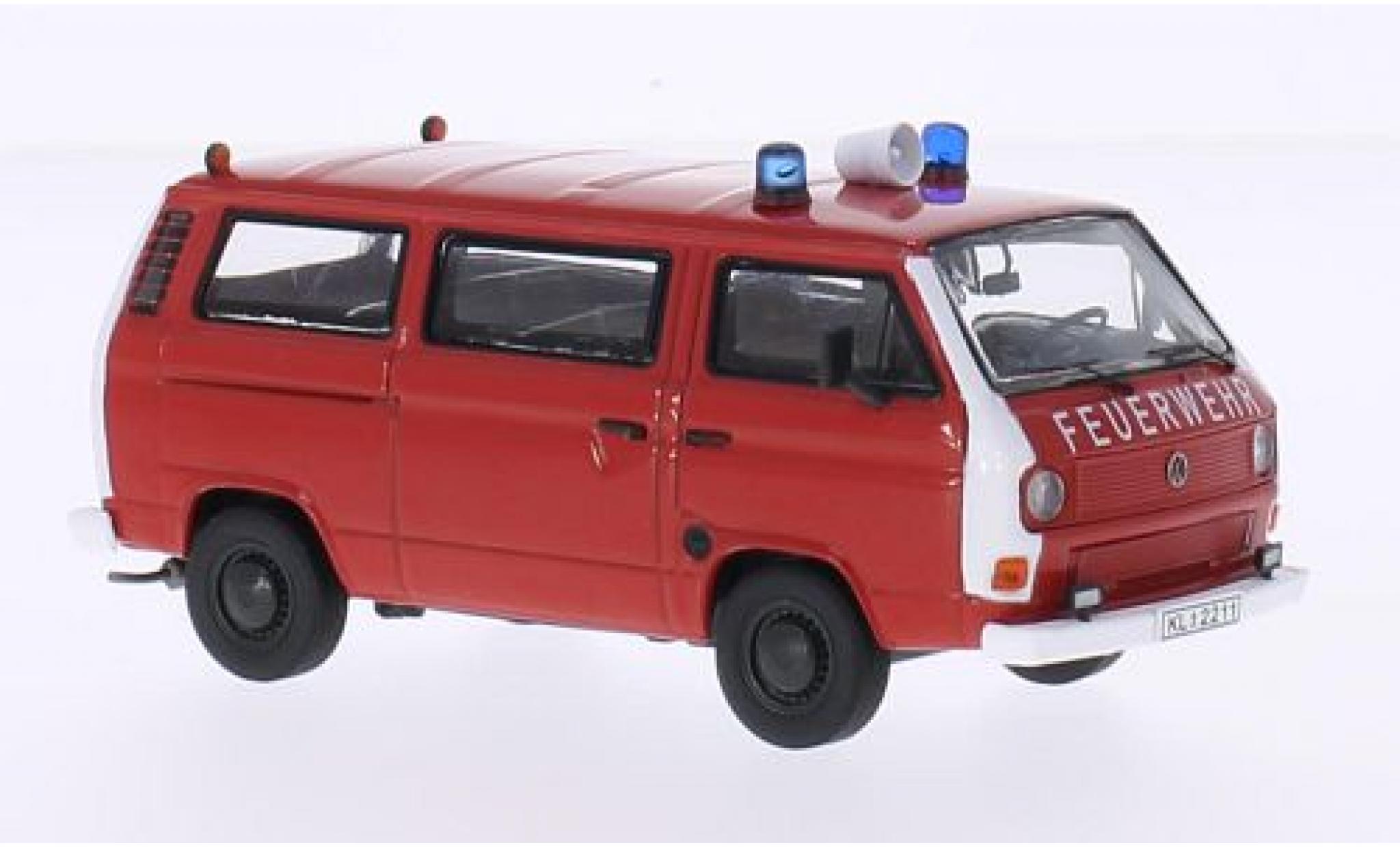 Volkswagen T3 1/43 Premium ClassiXXs b Bus Brandweer modelauto