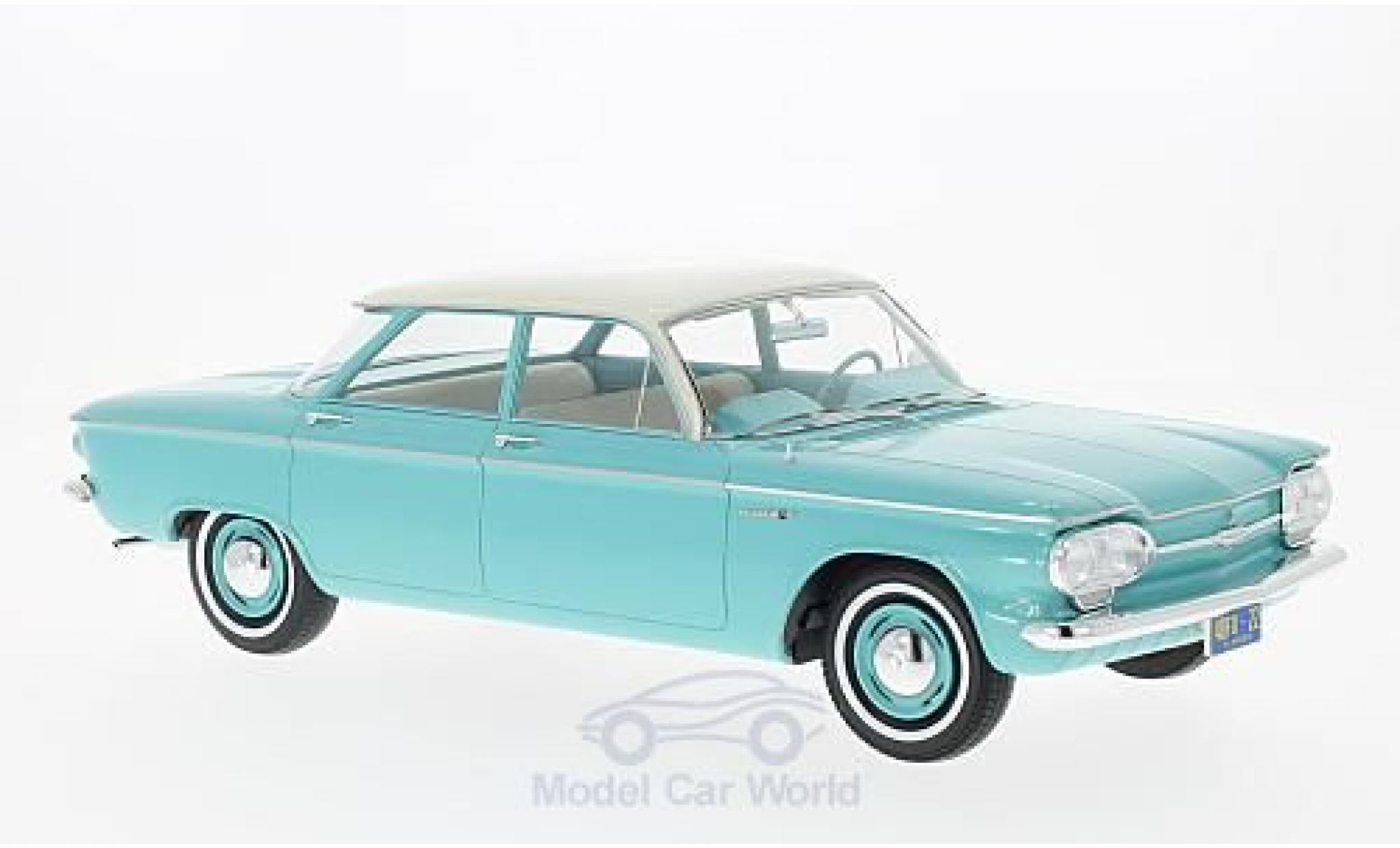 Chevrolet Corvair 1/18 Premium X Sedan t&uuml;rkis/beige 1961 4-door modelauto