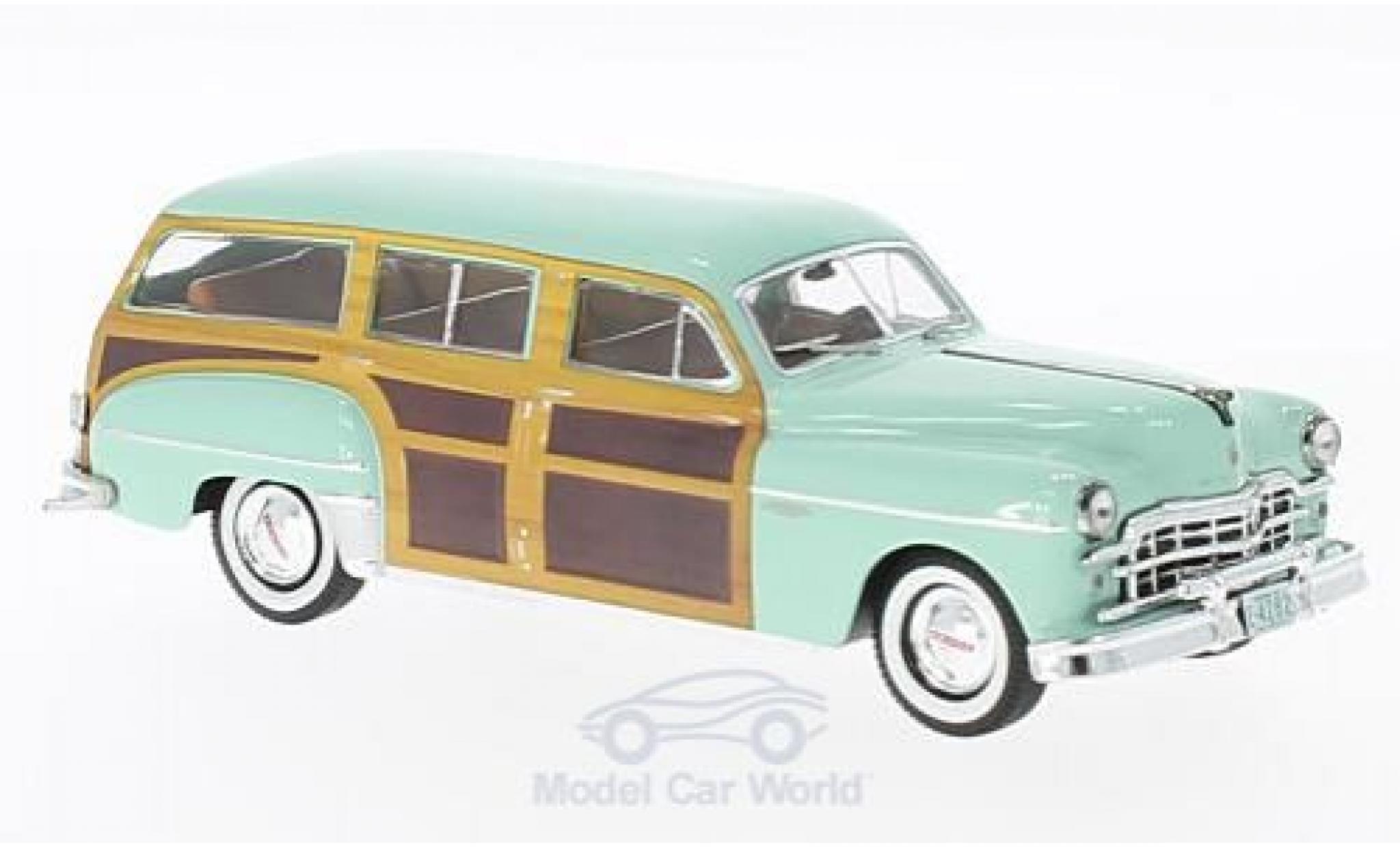 Dodge Coronet 1/43 Premium X Woody Wagon groen/Holzoptik 1949 modelauto