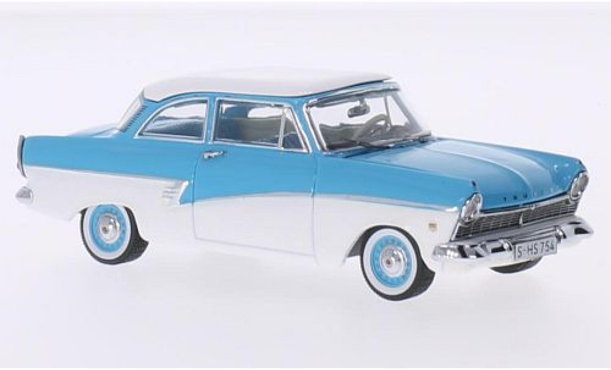 Ford Taunus 1/43 Premium X 17M blauw/wit 1957 modelauto