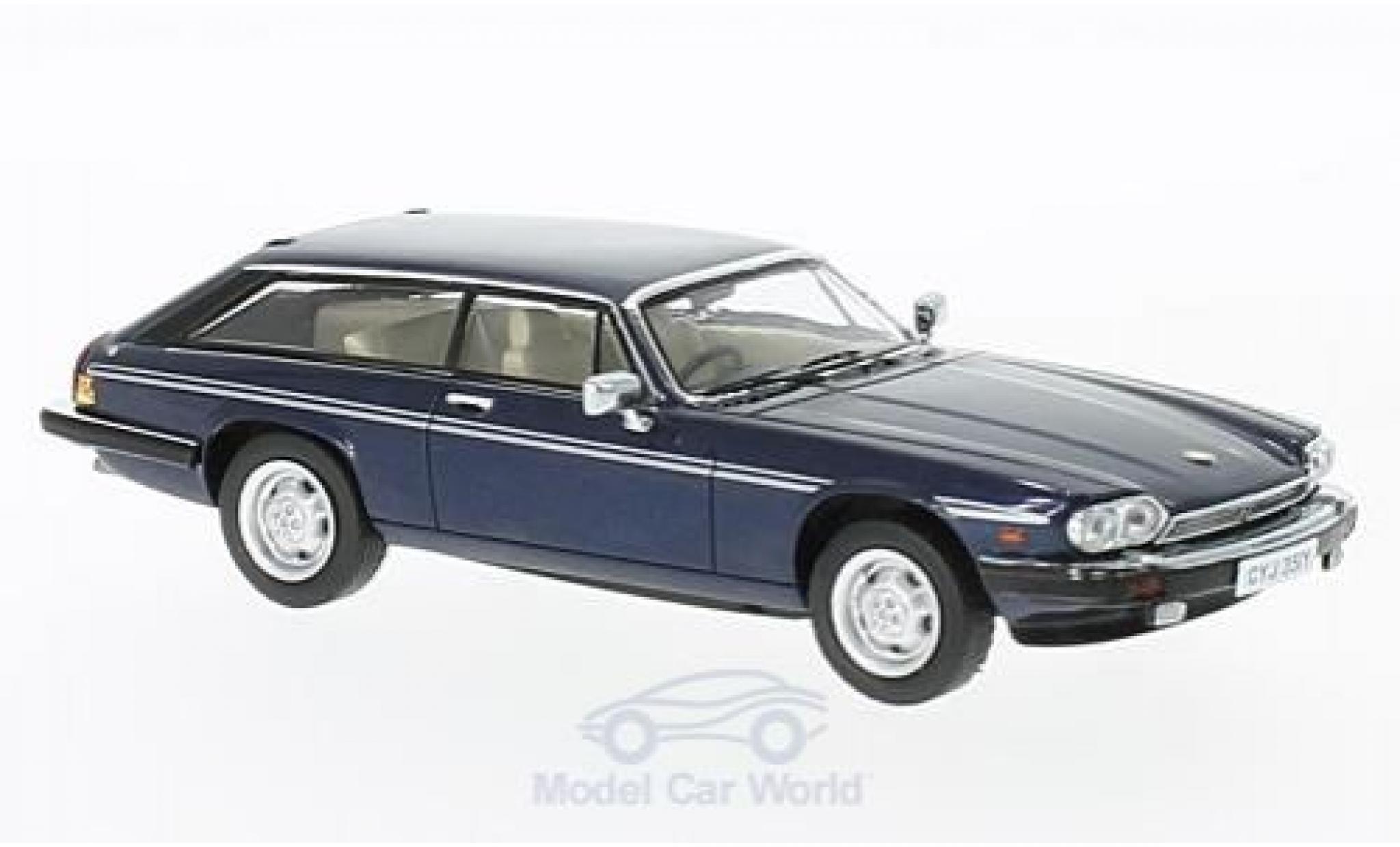 Jaguar XJS 1/43 Premium X Lynx Eventer metallic blauw RHD 1983 modelauto