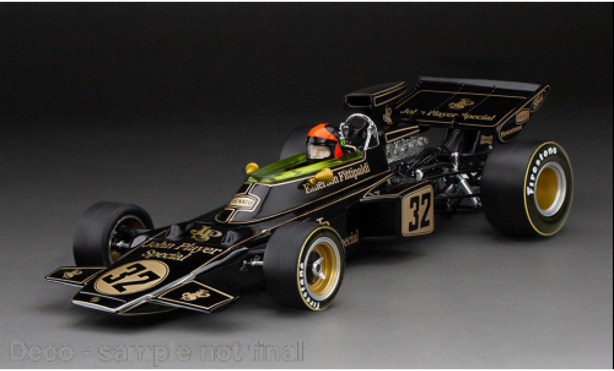 Lotus 72 1/18 Quartzo D No.32 John Player Special Formel 1 GP Belgien 19 1:18 modelauto
