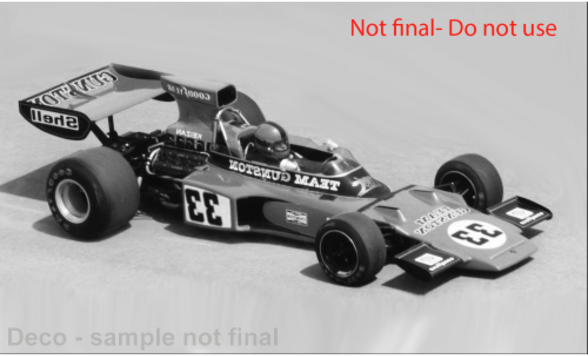 Lotus 72 1/18 Quartzo E GP South Afrika 1975 #33 1:18 modelauto