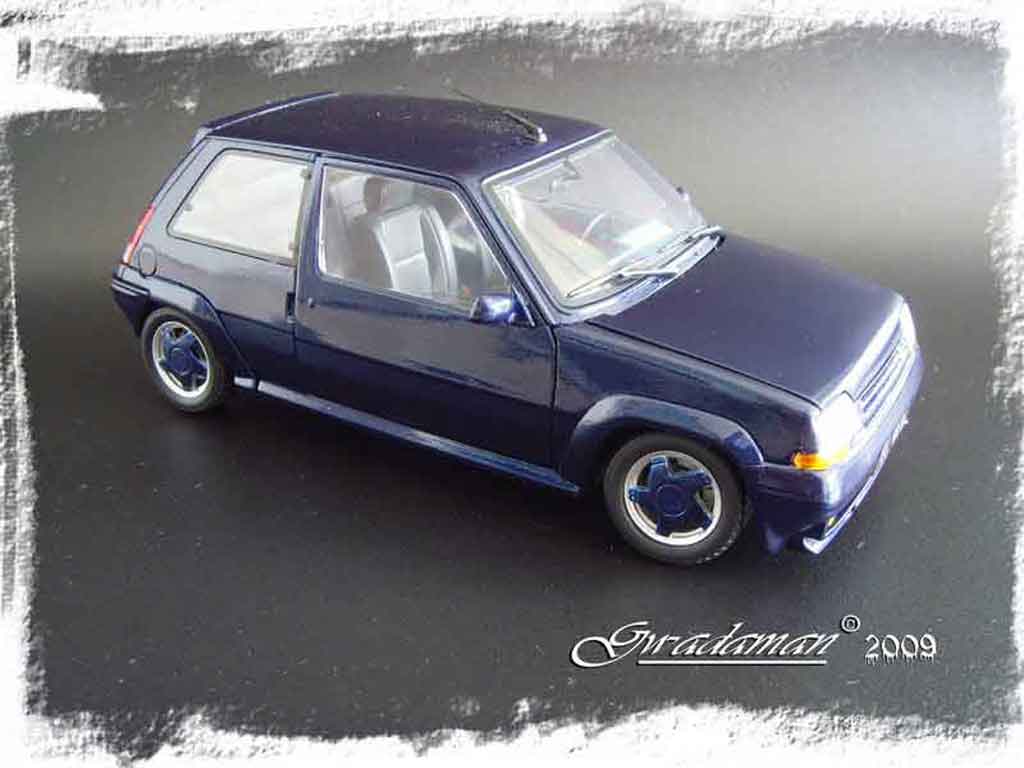 Renault 5 Alain Oreille GT Turbo serie limitee 1/18 Norev