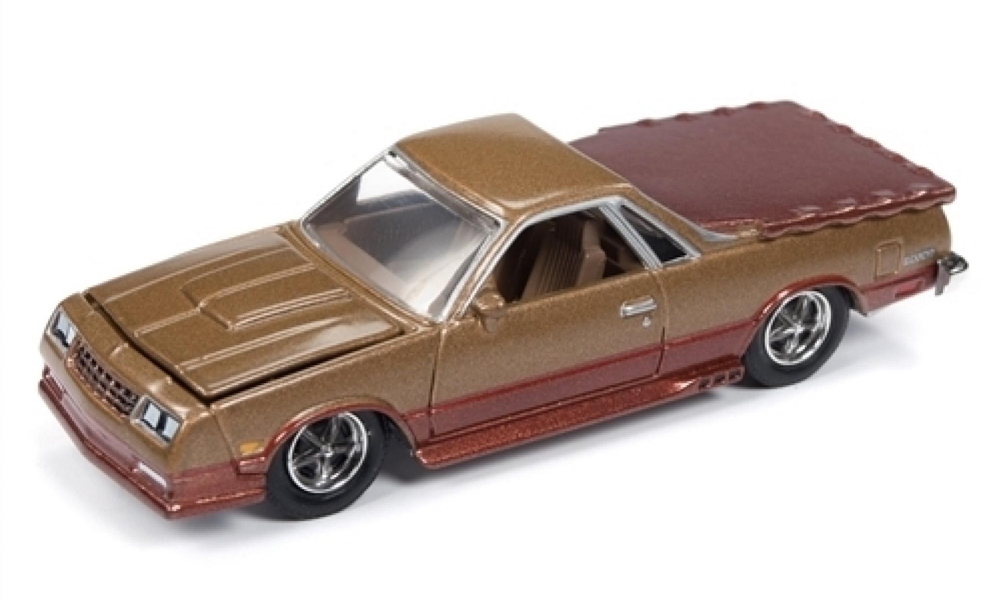 Chevrolet El Camino 1/64 Racing Champions metallic bruin 1986 modelauto