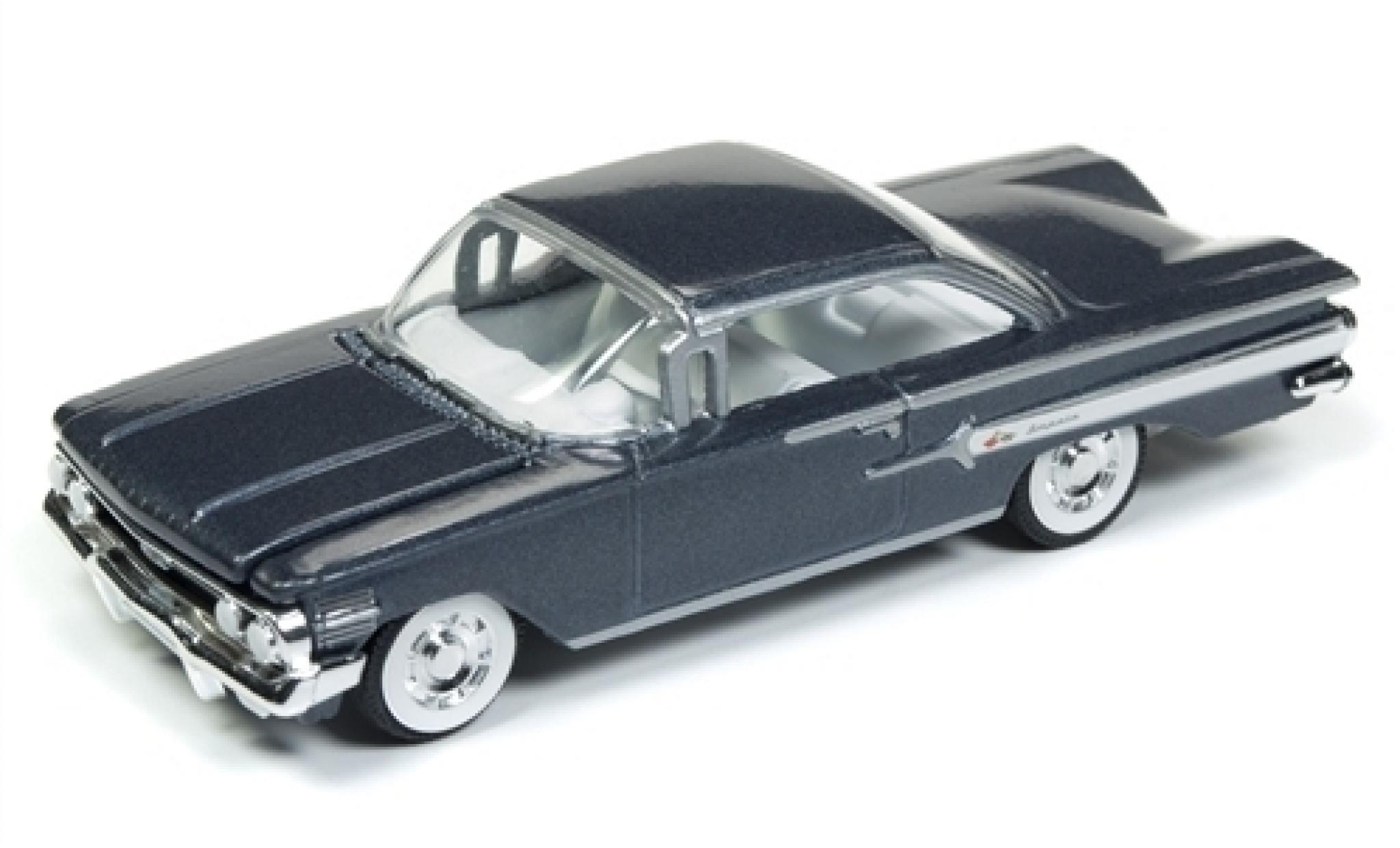 Chevrolet Impala 1/64 Racing Champions metallic grijs 1960 modelauto
