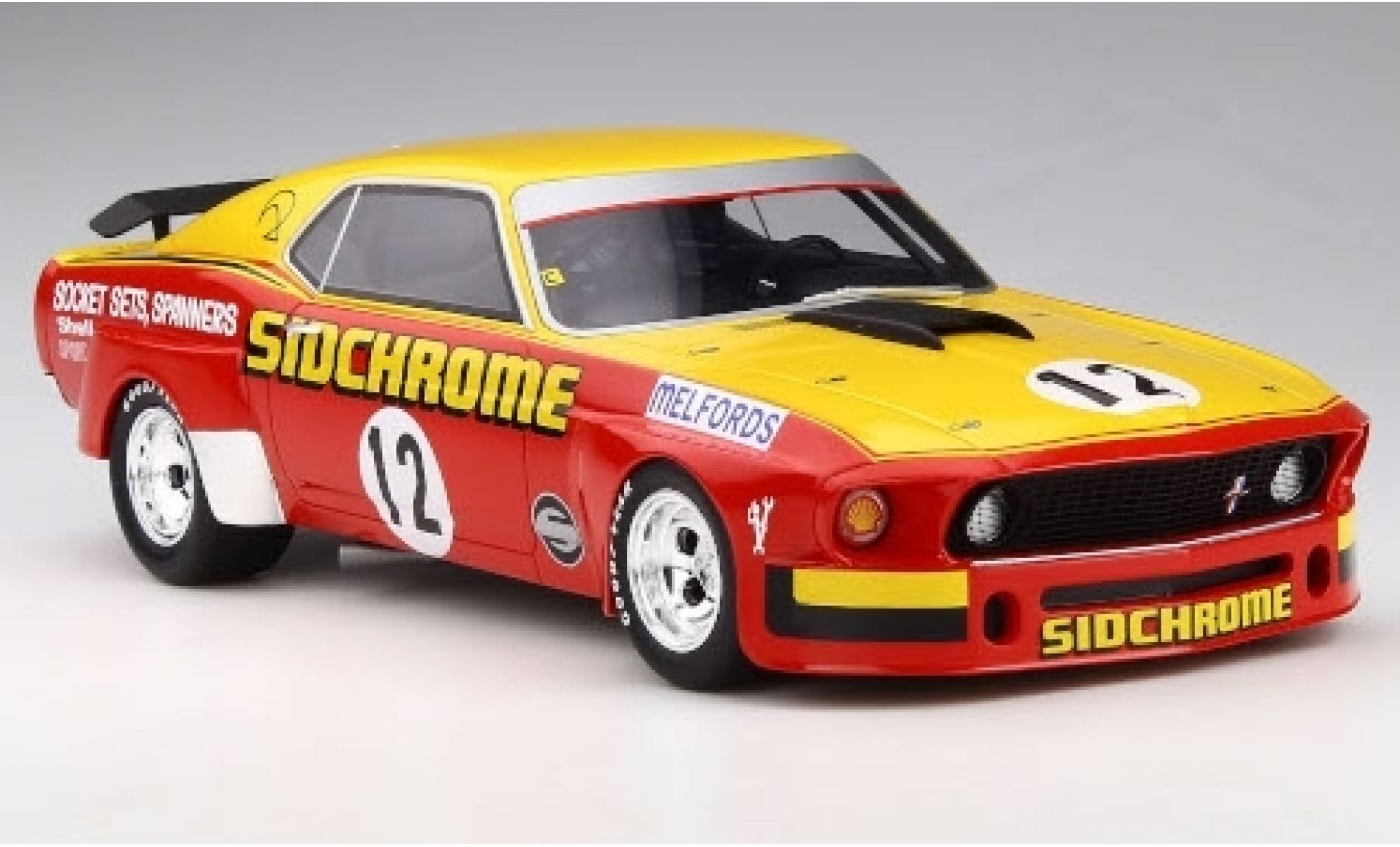 Ford Mustang 1/18 RAR   Real Art Replicas No.12 Sidchrome 1969 J.Richards/B.Stroppe modelauto