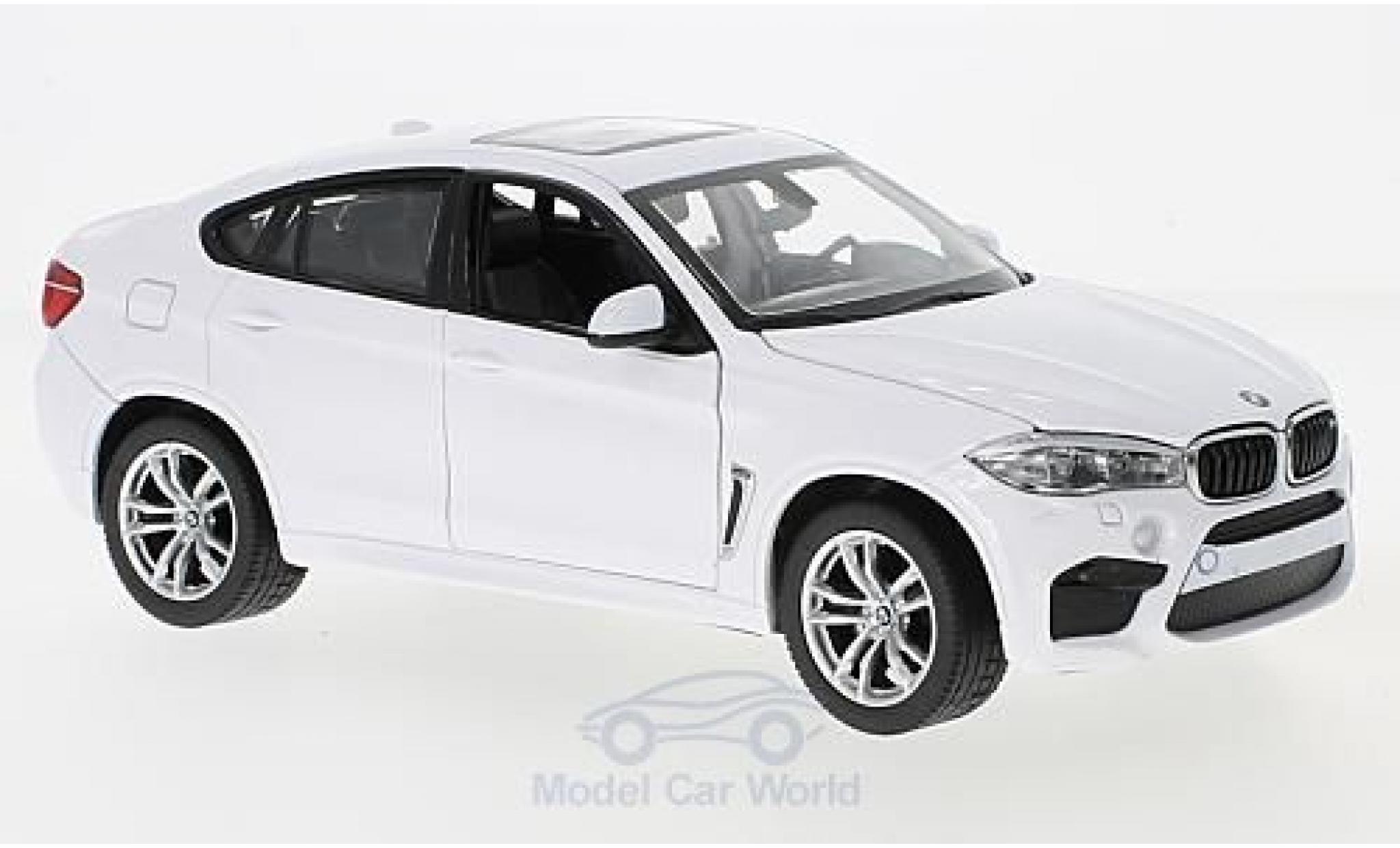 Bmw X6 1/24 Rastar M wit modelauto