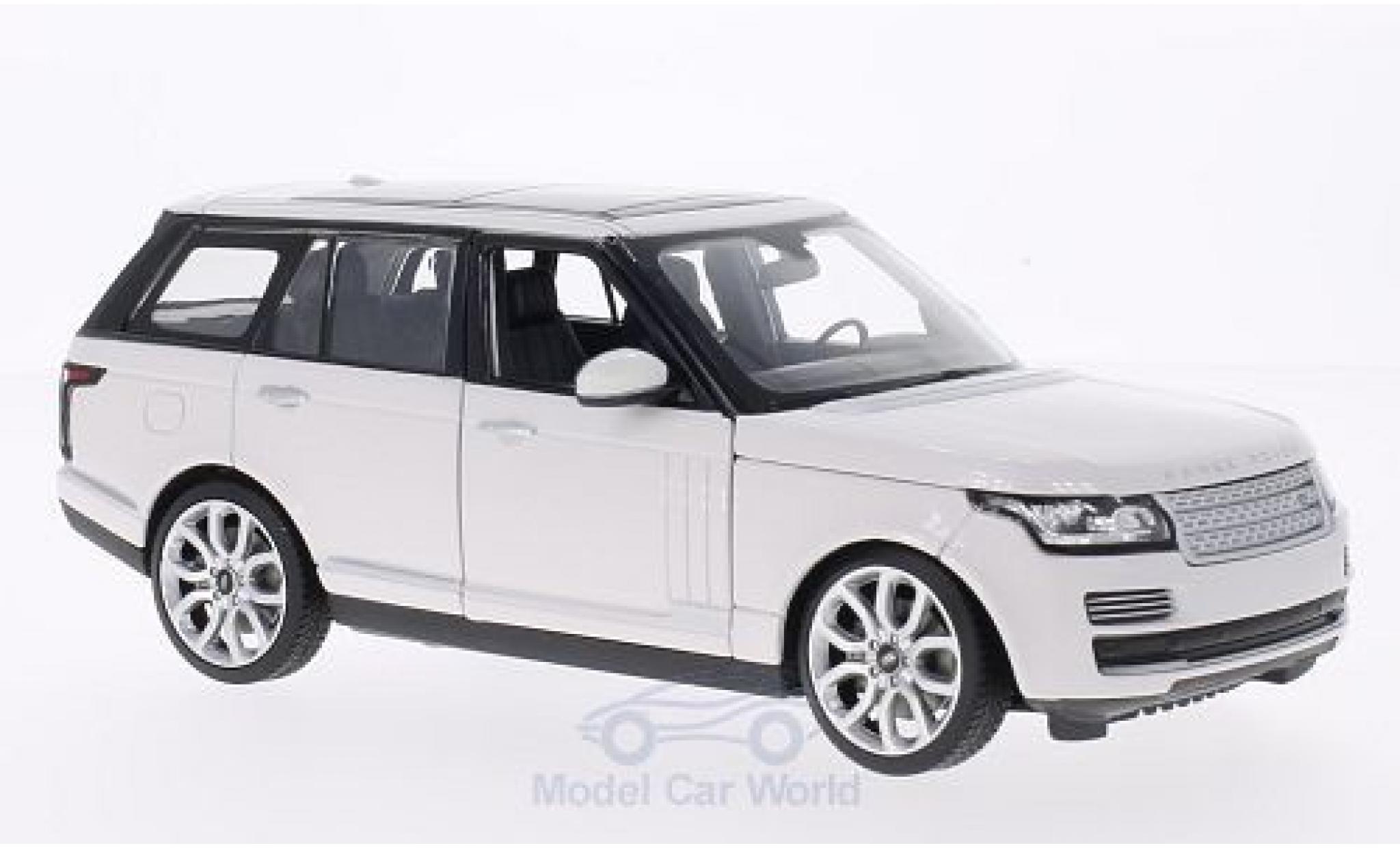 Land Rover Range Rover 1/24 Rastar wit modelauto