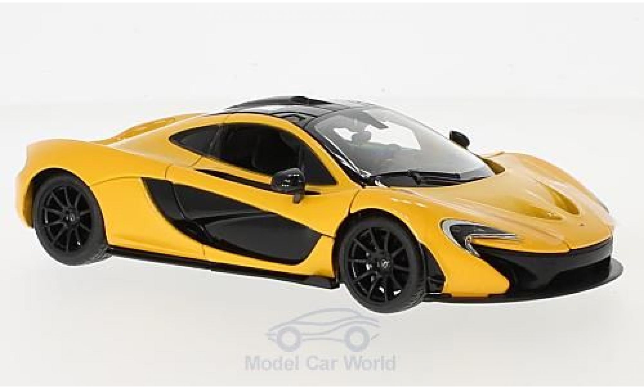 McLaren P1 1/24 Rastar geel modelauto