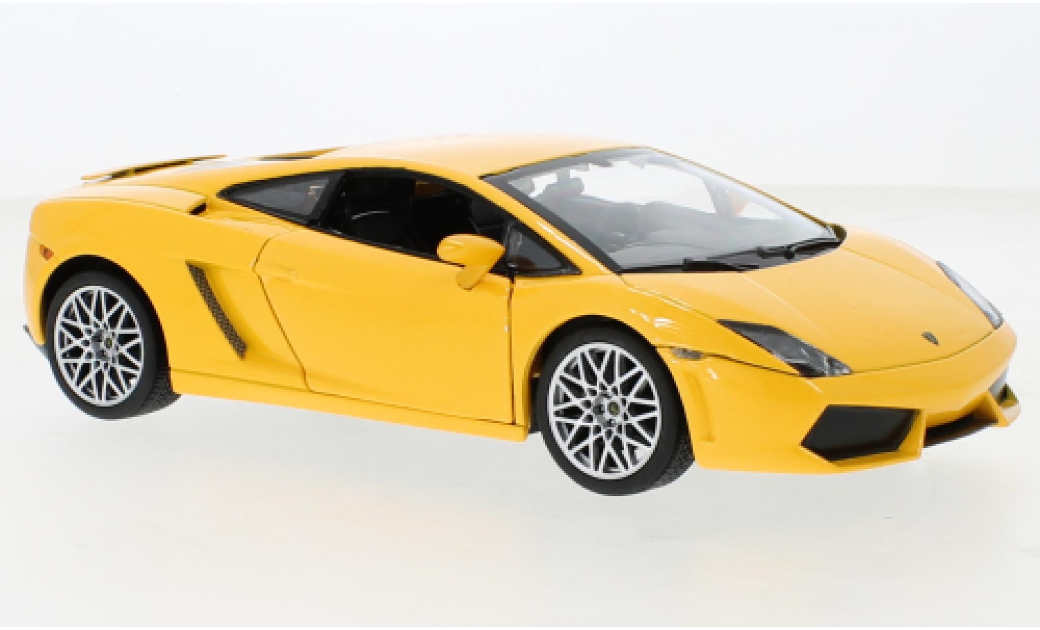 Lamborghini Gallardo LP560-4 1/24 Rastar metallic geel modelauto