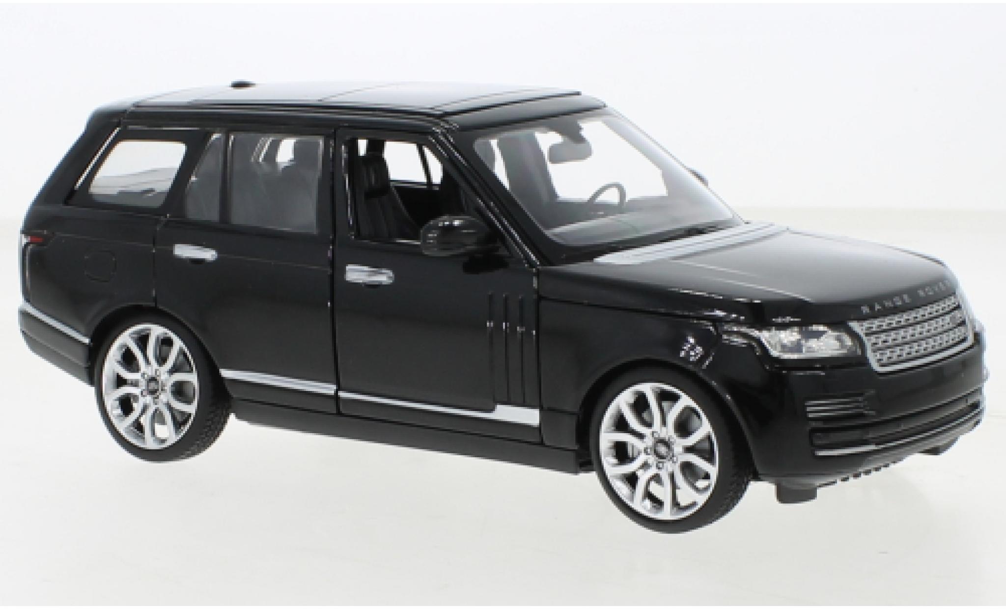 Land Rover Range Rover 1/24 Rastar zwart modelauto