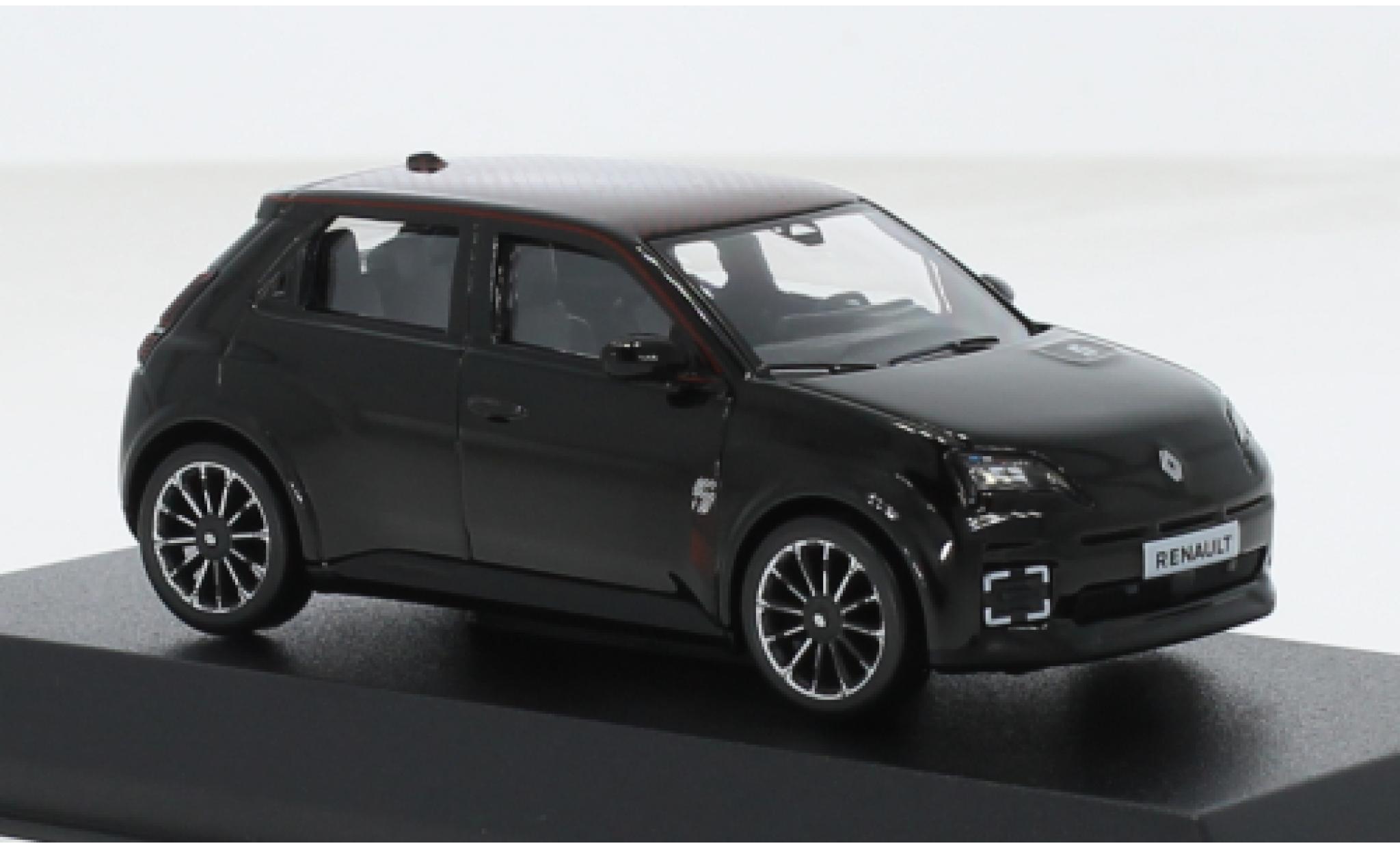 Renault 5 1/43 Norev E-Tech 100% zwart 1:43 modelauto