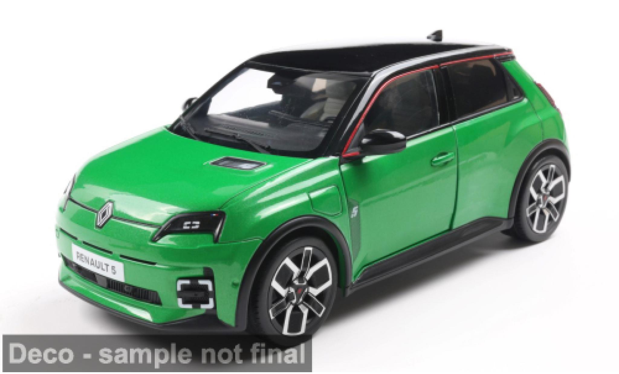 Renault 5 1/18 Solido E-Tech groen 1:18 modelauto