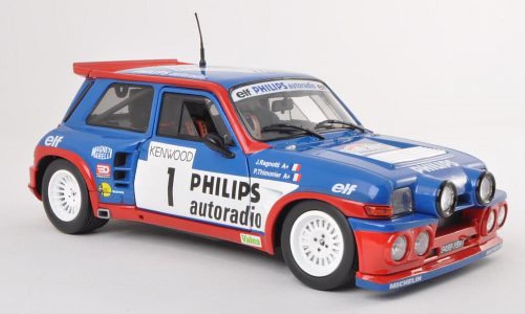Renault 5 1/18 Solido Maxi Turbo No.1 Tour de France Auto 198 /P.Thimonier modelauto
