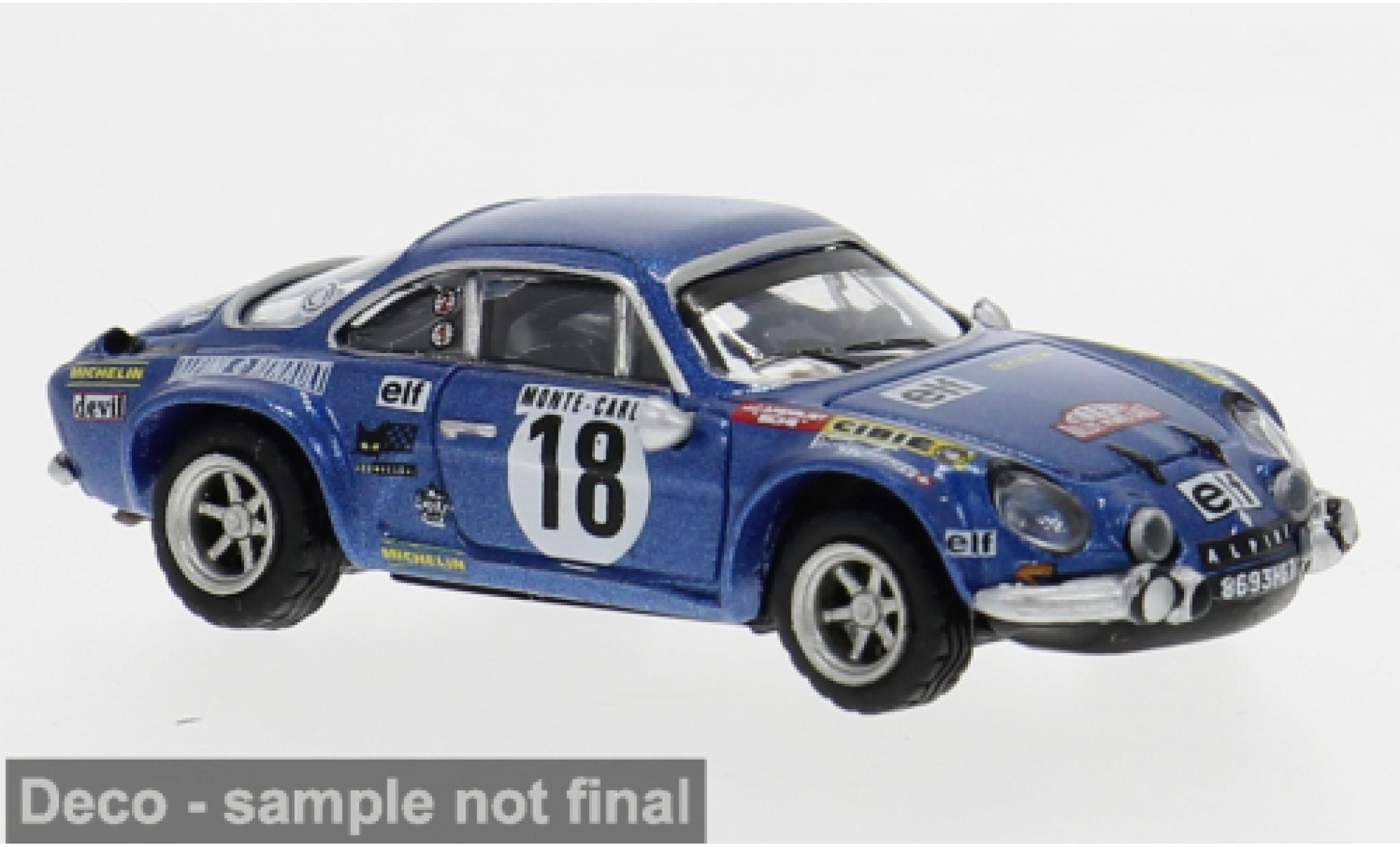 Alpine A110 1/87 Brekina Renault Rally Monte Carlo 1970 #18 Andruet 1:87 modelauto