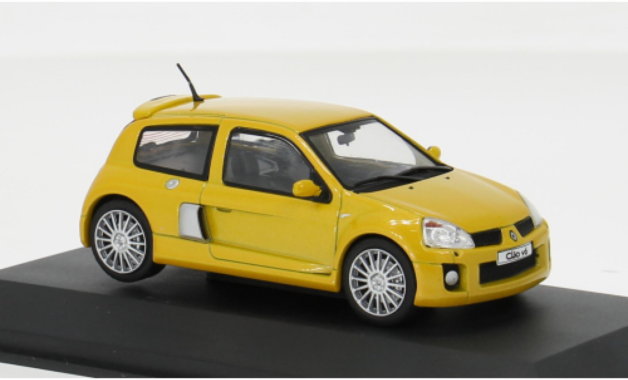 Renault Clio 1/43 Solido V6 Phase 2 geel 1:43 modelauto