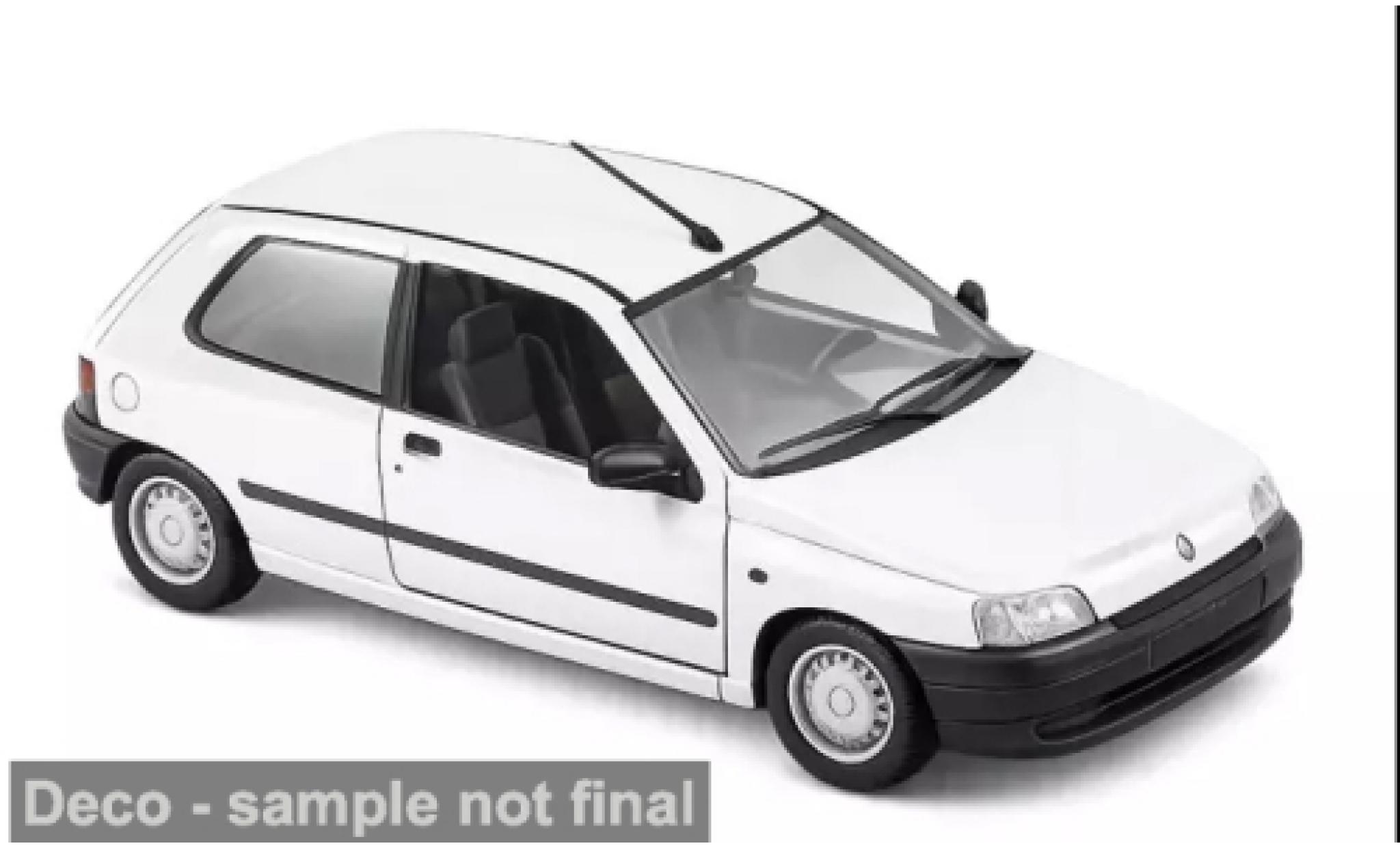Renault Clio 1/43 Norev wit 1990 1:43 modelauto