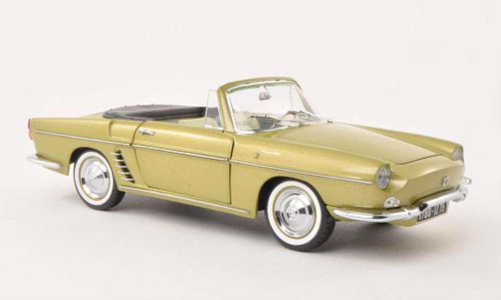 Renault Floride 1/18 Norev geel-grun 1959 modelauto