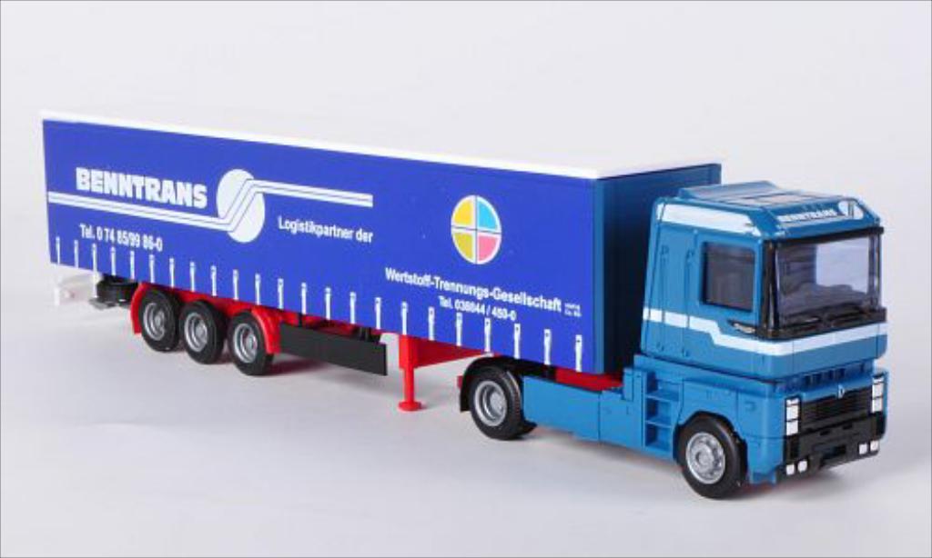 Renault Magnum 1/87 AWM Benntrans G-KSZ modelauto